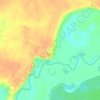 Топографическая карта Капыстичи, высота, рельеф