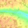 Топографическая карта Шатрово, высота, рельеф