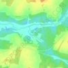 Топографическая карта Савинка, высота, рельеф
