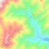 Топографическая карта Сары-Челек, высота, рельеф