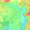 Топографическая карта Огнева Заимка, высота, рельеф