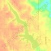 Топографическая карта Lake Santee, высота, рельеф