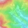 Топографическая карта Генеральское, высота, рельеф