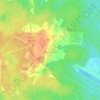 Топографическая карта Маланьинская, высота, рельеф