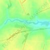 Топографическая карта Тройня, высота, рельеф