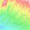 Топографическая карта Хисарак, высота, рельеф