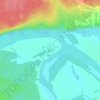 Топографическая карта Гаврино, высота, рельеф