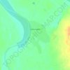 Топографическая карта Хайысардах, высота, рельеф