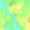 Топографическая карта Липняки, высота, рельеф