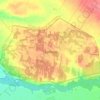 Топографическая карта Грядина, высота, рельеф