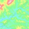 Топографическая карта Кабырза, высота, рельеф