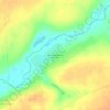 Топографическая карта Дмитриевский Боровок, высота, рельеф