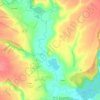 Топографическая карта Поим, высота, рельеф