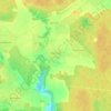 Топографическая карта Моносеево, высота, рельеф