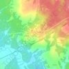 Топографическая карта Раменье, высота, рельеф