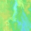 Топографическая карта Брод, высота, рельеф