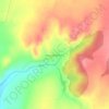 Топографическая карта Верхний Бегеняш, высота, рельеф