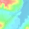 Топографическая карта Замании, высота, рельеф