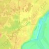 Топографическая карта Варюхино, высота, рельеф