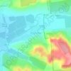 Топографическая карта Вишнёвое, высота, рельеф