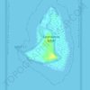 Топографическая карта St Helena Island National Park, высота, рельеф