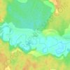 Топографическая карта Подгорная, высота, рельеф