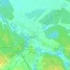 Топографическая карта Цаплино, высота, рельеф