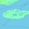 Топографическая карта Saibai Island, высота, рельеф