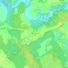 Топографическая карта Анкудимово, высота, рельеф