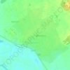 Топографическая карта Дубровичи, высота, рельеф