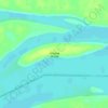 Топографическая карта остров Попов, высота, рельеф