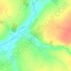 Топографическая карта Новый Кишит, высота, рельеф