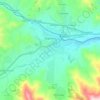 Топографическая карта Спитак, высота, рельеф