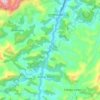 Топографическая карта Rio Paquequer, высота, рельеф