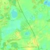 Топографическая карта Увельский, высота, рельеф