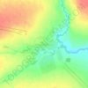 Топографическая карта Малое Шемякино, высота, рельеф