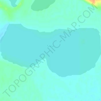 Топографическая карта Тунгус, высота, рельеф
