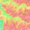 Топографическая карта Басандайка, высота, рельеф