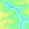 Топографическая карта Коржи, высота, рельеф