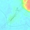 Топографическая карта Зубани, высота, рельеф
