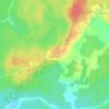 Топографическая карта Подборовье, высота, рельеф