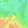 Топографическая карта Выползово, высота, рельеф