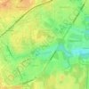Топографическая карта Глазынино, высота, рельеф