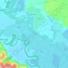 Топографическая карта Турунчук, высота, рельеф