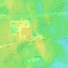 Топографическая карта Лазурное озеро, высота, рельеф