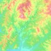 Топографическая карта Уктур, высота, рельеф