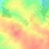 Топографическая карта Вязовна, высота, рельеф