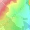 Топографическая карта Кудажлейка, высота, рельеф