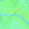 Топографическая карта Дединово, высота, рельеф