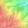 Топографическая карта Покровское, высота, рельеф